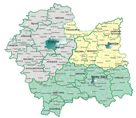 mapa pokazująca obszar działania firmy w Kłodzku i Ząbkowicach Śląskich
