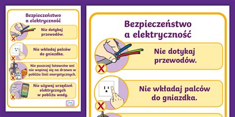 Infografika z prostymi zasadami bezpieczeństwa przeciwpożarowego dla dzieci
