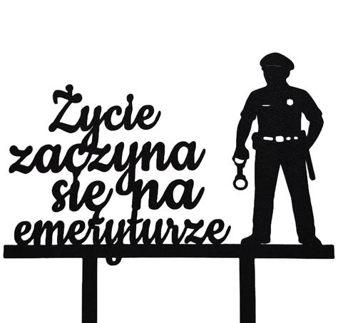 Zabawna ilustracja strażaka PSP na emeryturze, cieszącego się wolnym czasem