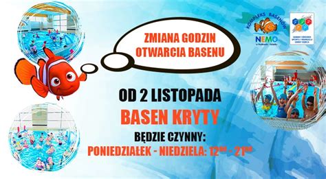 schematyczne przedstawienie godzin otwarcia basenu