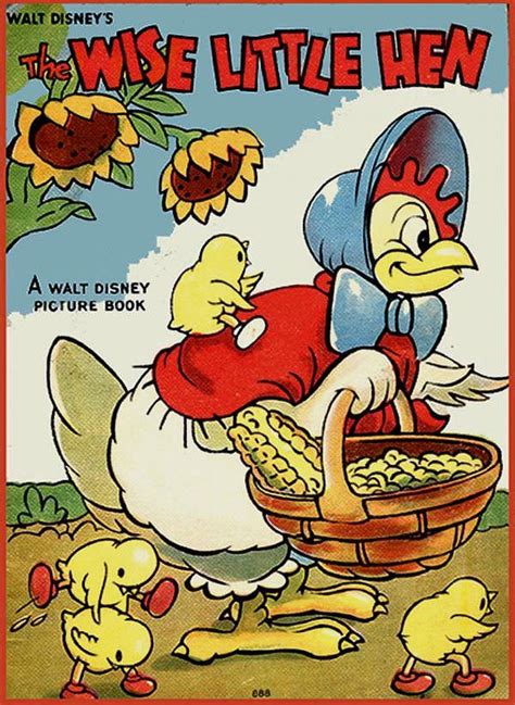 The Wise Little Hen, plakat filmowy z 1934 roku