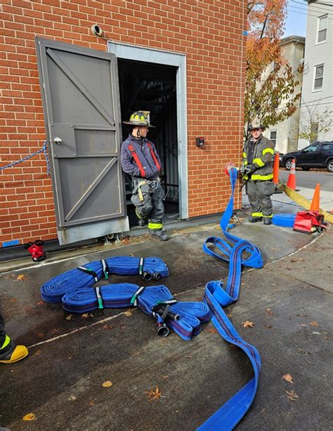 Photo of the transport cart for the high-rise firefighting system