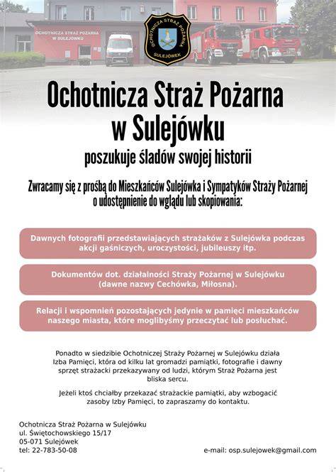 Tematyczne zdjęcie przedstawiające kronikę strażacką lub historyczny sprzęt OSP