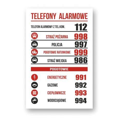 infografika przedstawiająca najważniejsze numery alarmowe oraz kroki, jakie należy podjąć w pierwszych minutach po zauważeniu ognia