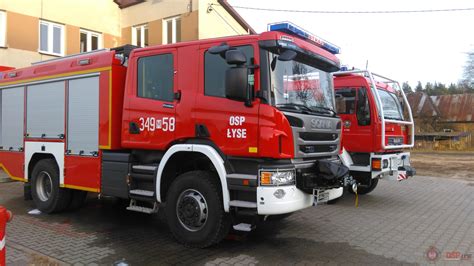 Nowy średni wóz ratowniczo-gaśniczy SCANIA P360 4x4 OSP Węgry