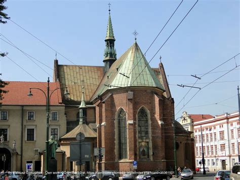 Współczesna fotografia kościoła św. Franciszka z Asyżu w Krakowie