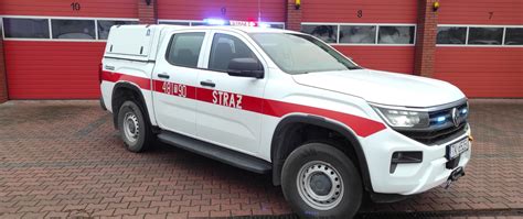 Lekki samochód ratowniczo-rozpoznawczy z napędem 4x4 Isuzu D-Max dla OSP Tuchów