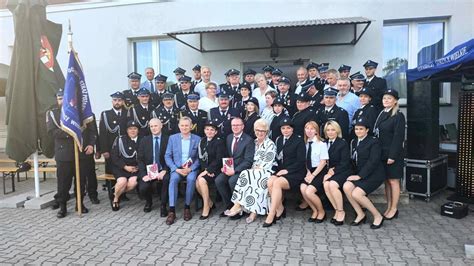 Zdjęcie z uroczystości jubileuszowych 150-lecia OSP Gorzyce