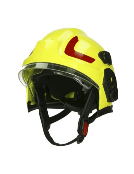 Graficzne przedstawienie orła pożarniczego z elementami: hełm strażacki, skrzyżowane topory i lina.