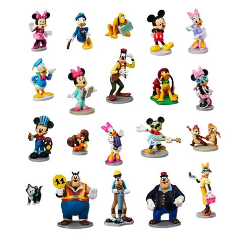 Minifigurki Myszki Miki, Minnie, Goofy'ego i Pluto w strojach strażackich