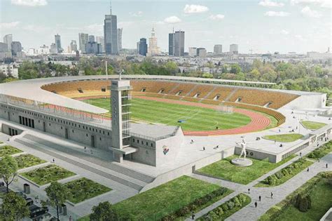 Wizualizacja planowanej zabudowy mieszkaniowej na terenie stadionu Brandon
