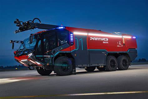 Schemat budowy podwozia Rosenbauer PANTHER electric