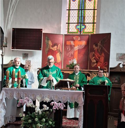 Uroczysta msza święta z okazji jubileuszu OSP