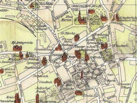 Mapa Inowrocławia z zaznaczonymi ulicami Jagiellońską i Krzywoustego