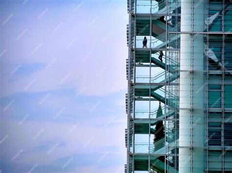 Thematic photo of a skyscraper or stairs