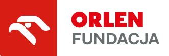 Logo Fundacji ORLEN i zdjęcie strażaków z nowym sprzętem