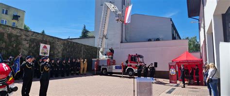 Uroczystość Gminnego Dnia Strażaka w Księżpolu, strażacy podczas apelu