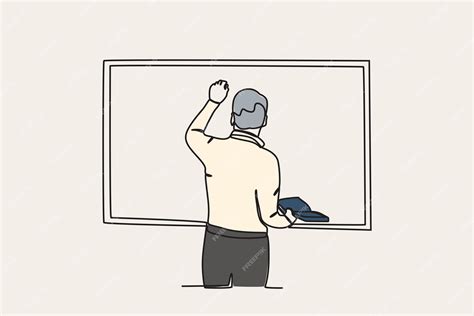 Ilustracja przedstawiająca nauczyciela prowadzącego lekcję w klasie z dziećmi