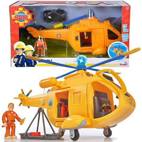 Helikopter Strażak Sam Wallaby z otwartym kokpitem