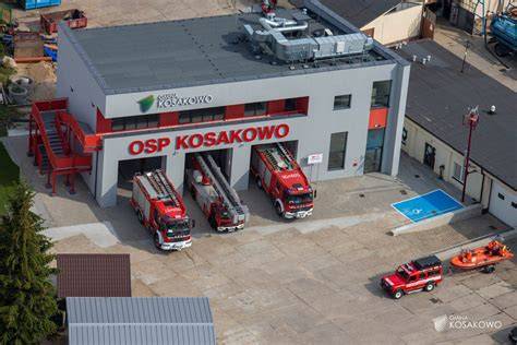 zdjęcie nowej remizy strażackiej OSP Kosakowo