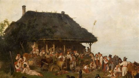 Ilustracja karczmy z XIX wieku, gdzie mógł narodzić się kotlet Pożarskiego
