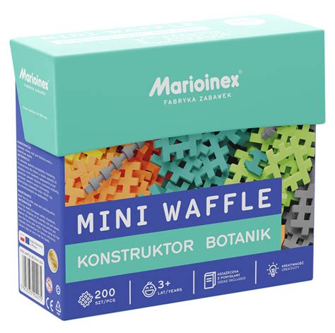 Kolory i różnorodność zestawów Marioinex Mini Waffle