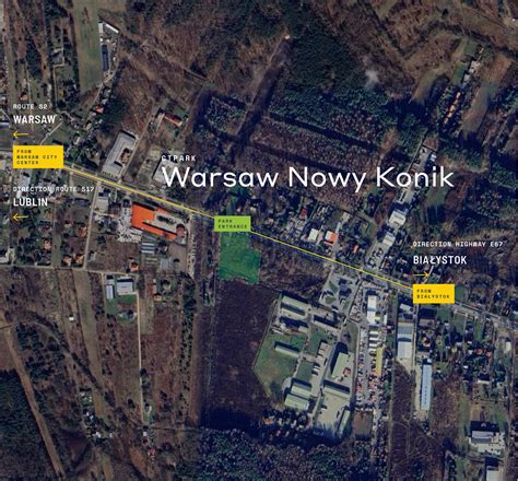 Map showing Cząstków Mazowiecki, Bramki, and Nowy Konik in relation to Warsaw, highlighting the locations of the incidents.