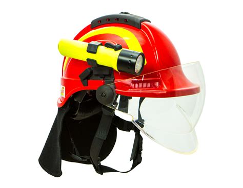 zdjęcie przedstawiające nowoczesny hełm strażacki z elementami symboliki