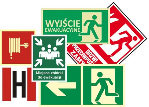 Znaki ewakuacyjne i przeciwpożarowe