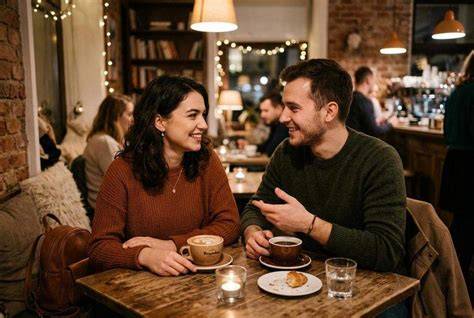 Zosia i Tomek na randce w kawiarni