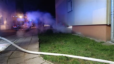 Kamera termowizyjna w akcji podczas pożaru w piwnicy bloku