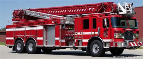 Thematic photo of a modern fire truck