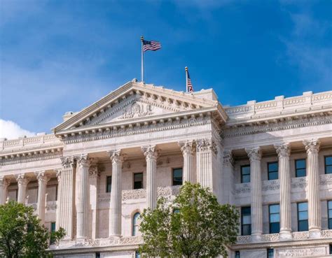 Official documents or an office building representing government institutions