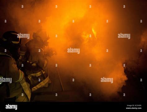 Thematic photo of a mountain hut fire or firefighters in a mountain setting