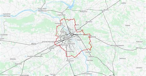 Mapa Nadleśnictwa Lubsko z zaznaczonym obszarem pożaru