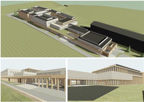 wizualizacja architektoniczna nowego centrum treningowego dla strażaków