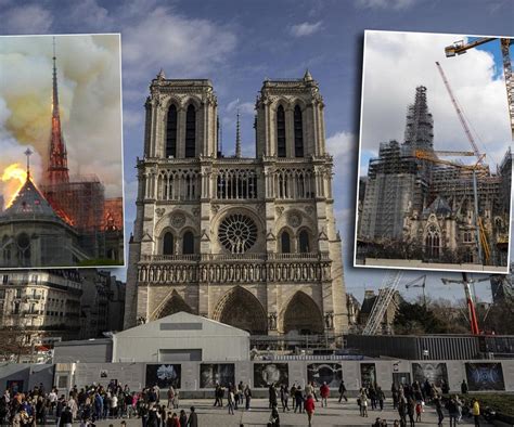 Zniszczenia Katedry Notre-Dame po pożarze