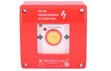 Zdjęcie wyłącznika przeciwpożarowego Spamel PWP1 W01