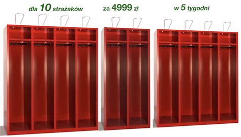 Przykładowe szafy strażackie