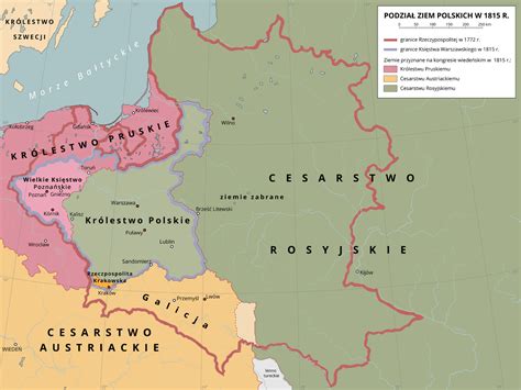 Fragment mapy Królestwa Polskiego z 1843 roku z zaznaczonym Bogucinem