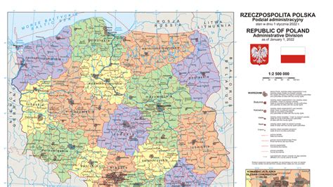 Mapa podziału okupowanej Polski z zaznaczonym Okręgiem Łódzkim Armii Krajowej i granicami Generalnego Gubernatorstwa oraz Warthelandu