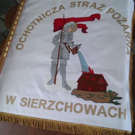 Sztandar OSP Sierzchowy ukryty podczas II wojny światowej