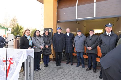 Uroczystość przekazania nowego wyposażenia strażackiego jednostkom OSP Gminy Kuźnia Raciborska