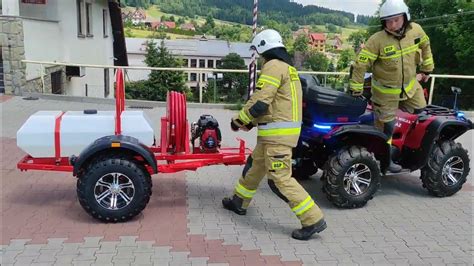 Quad z przyczepką dla OSP Kuźnia Raciborska