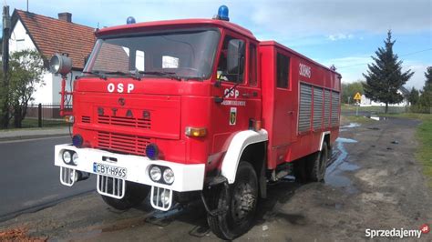 Historyczny wóz strażacki JELCZ (Star 244)