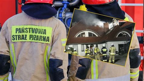 Spalone garaże po pożarze w Magnuszewicach