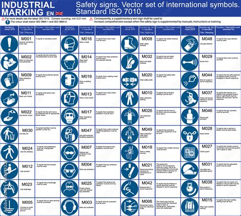Infographic of EN 15090:2012 standard symbols