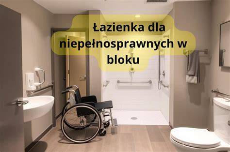 Zdjęcie wyremontowanej łazienki przystosowanej dla osoby na wózku