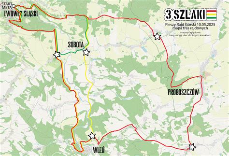 Mapa terenu Góry Jeżowej z naniesionymi punktami poszukiwań