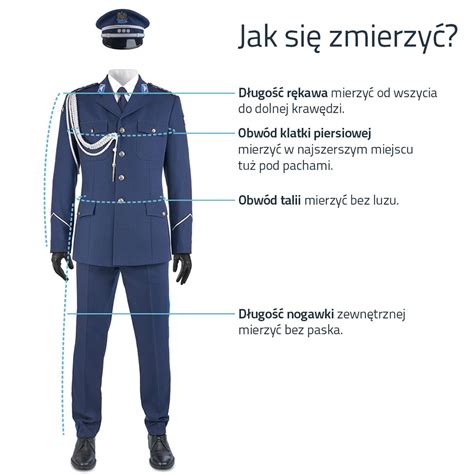 Grafika przedstawiająca męski i damski mundur galowy strażacki z widocznymi elementami